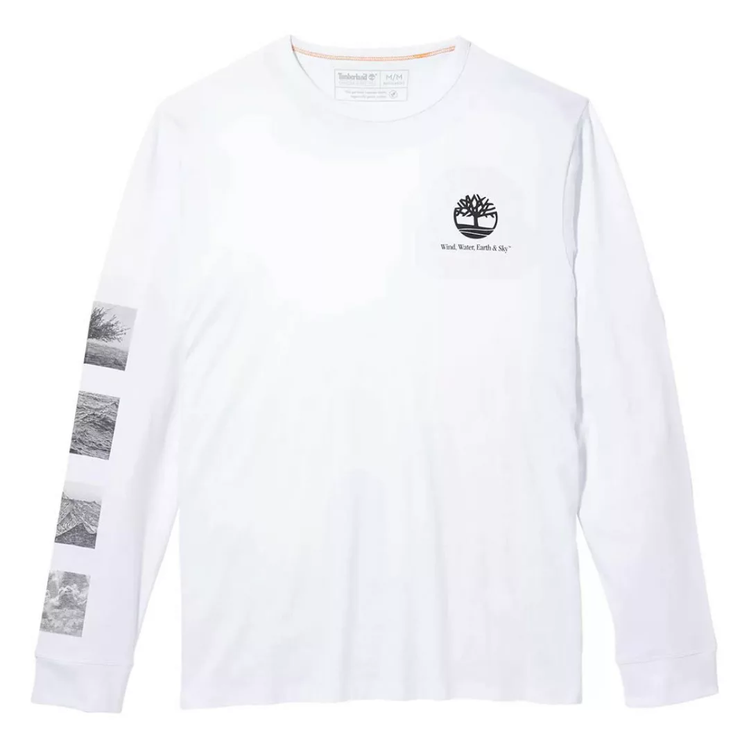 Timberland Archive Back Wind Water Earth Sky Langarm-t-shirt M White günstig online kaufen