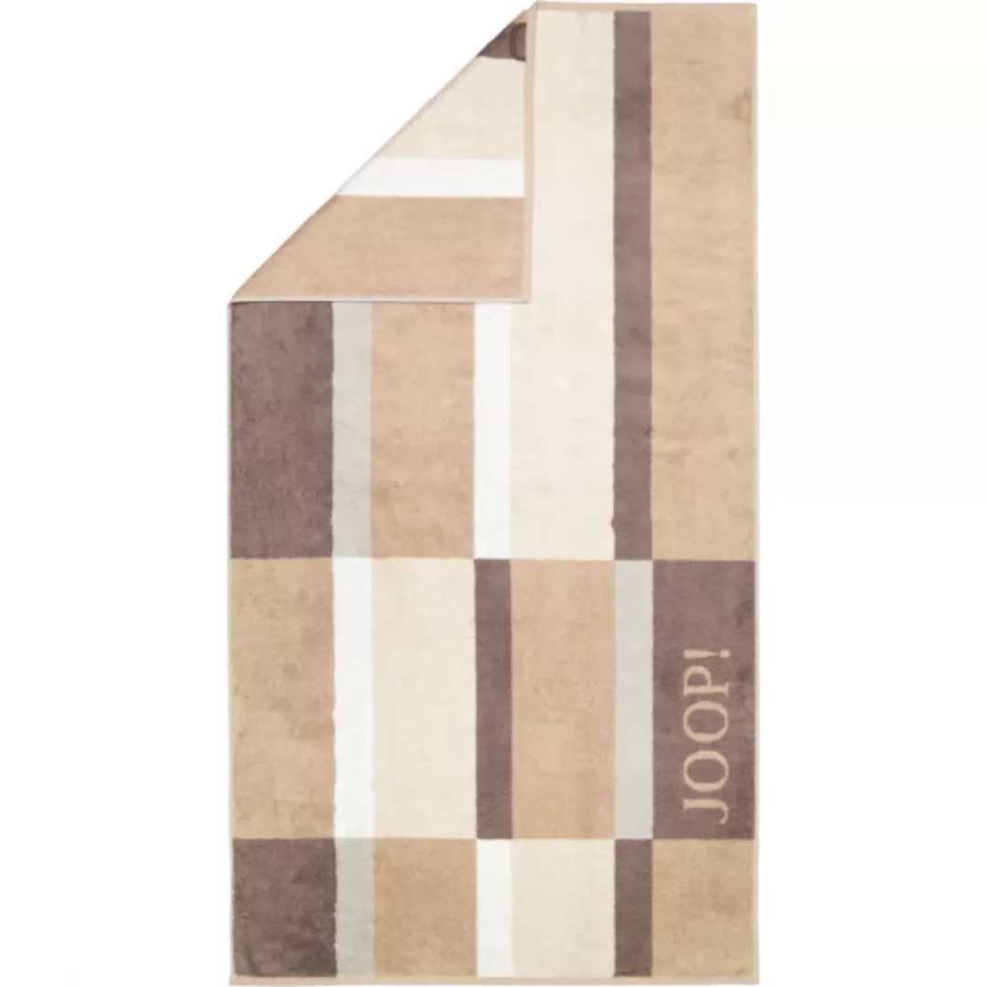 JOOP Shades Checked 1688 - Farbe: sand - 33 - Duschtuch 80x150 cm günstig online kaufen