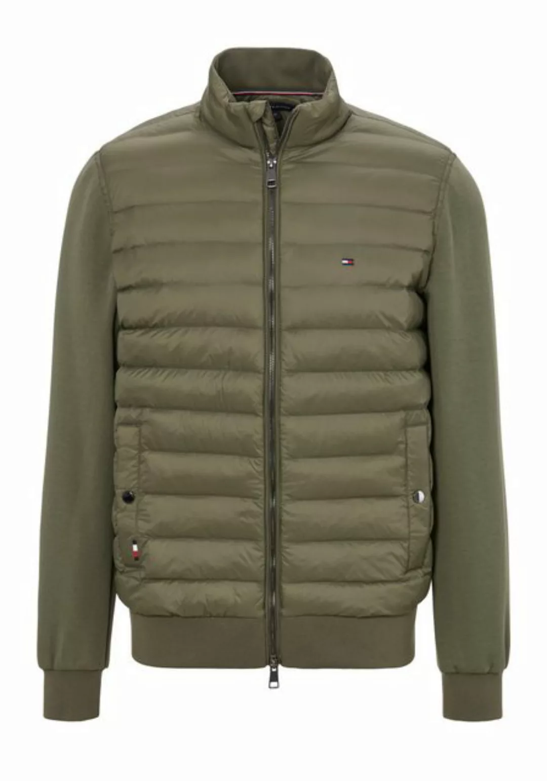 Tommy Hilfiger Sweatjacke MIX MEDIA STAND CLLR mit Steppung günstig online kaufen