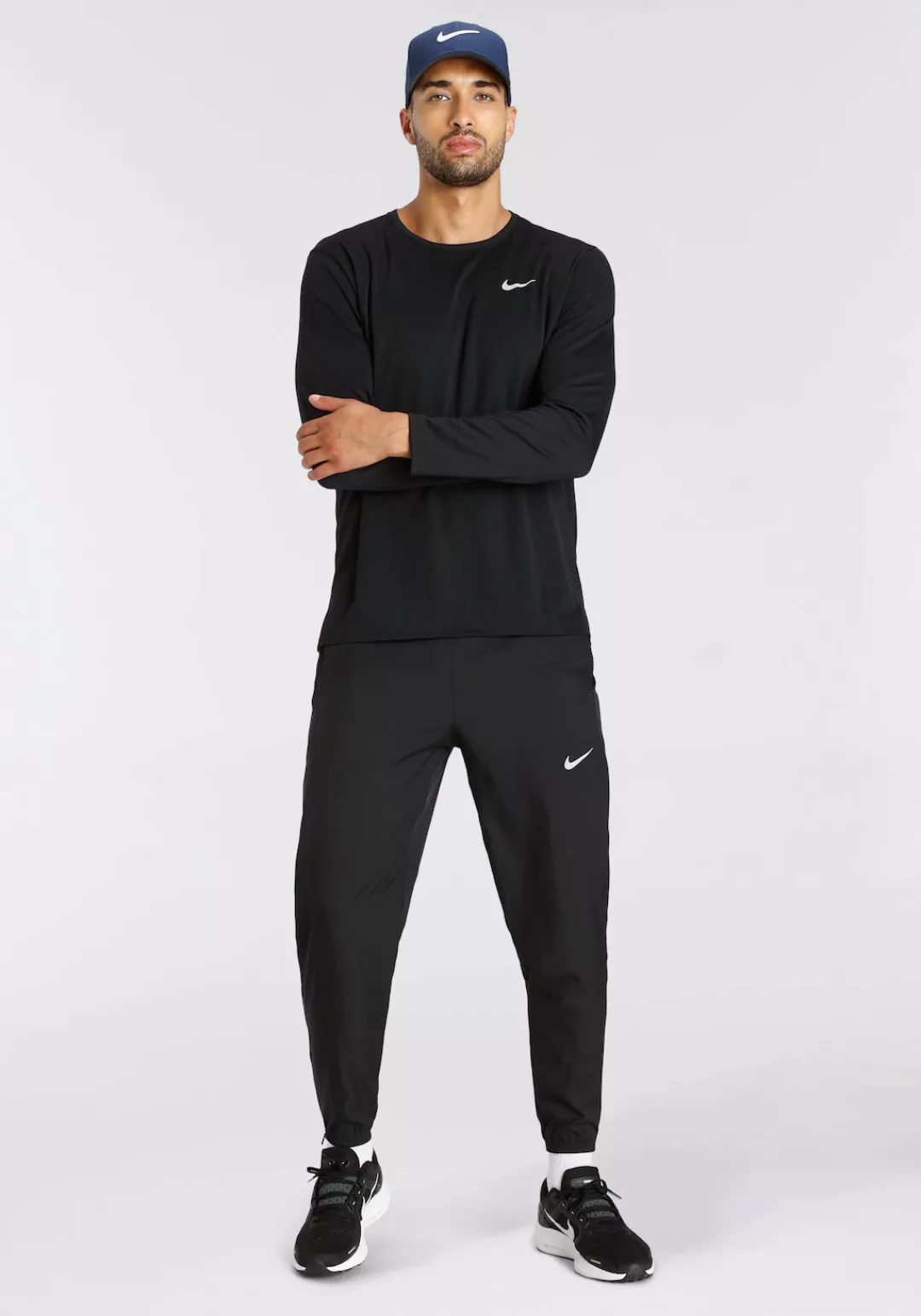 Nike Laufshirt "DRI-FIT UV MILER MENS LONG-SLEEVE RUNNING TOP" günstig online kaufen