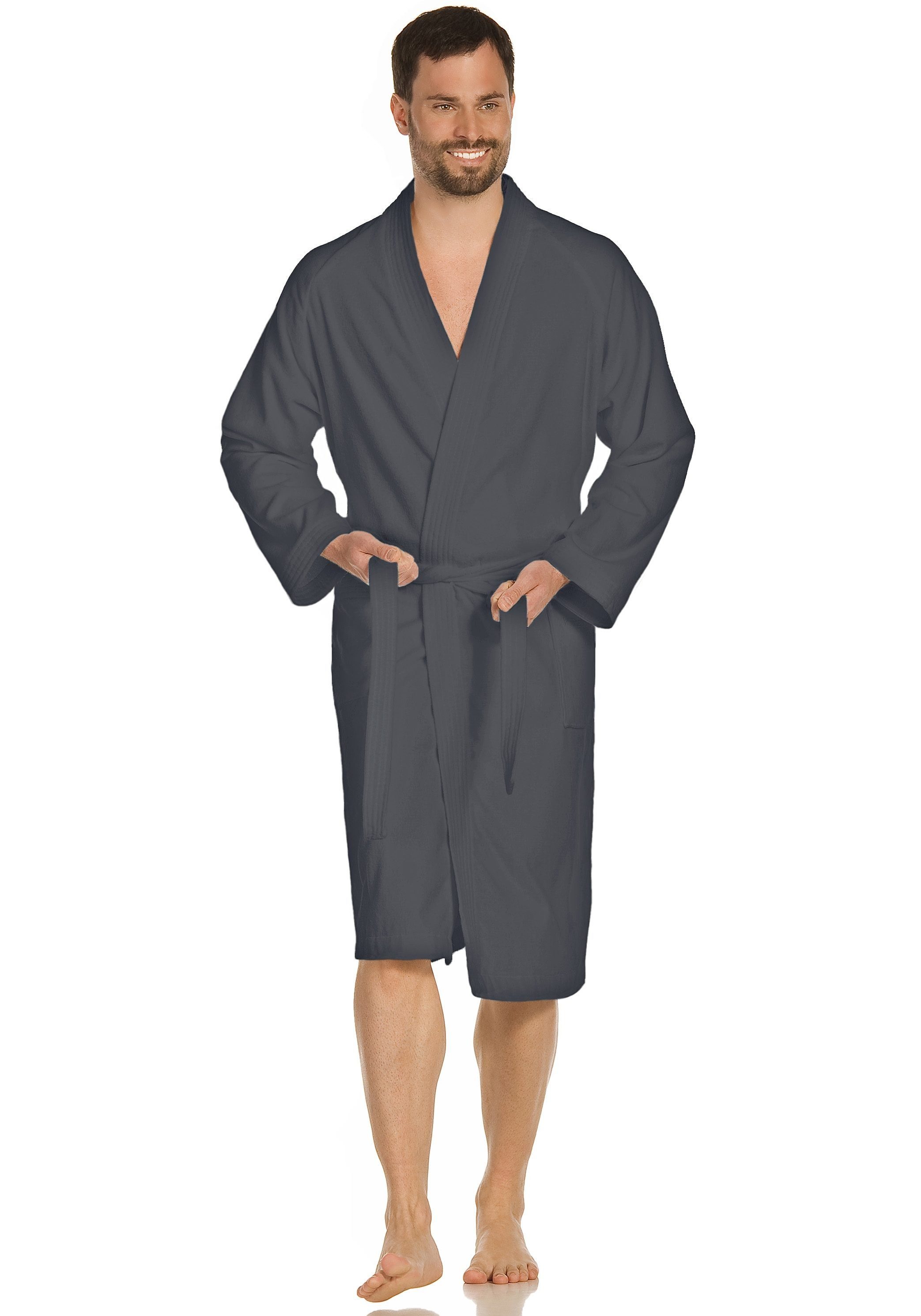 Vossen Unisex-Bademantel Dallas, ideal für Sauna günstig online kaufen