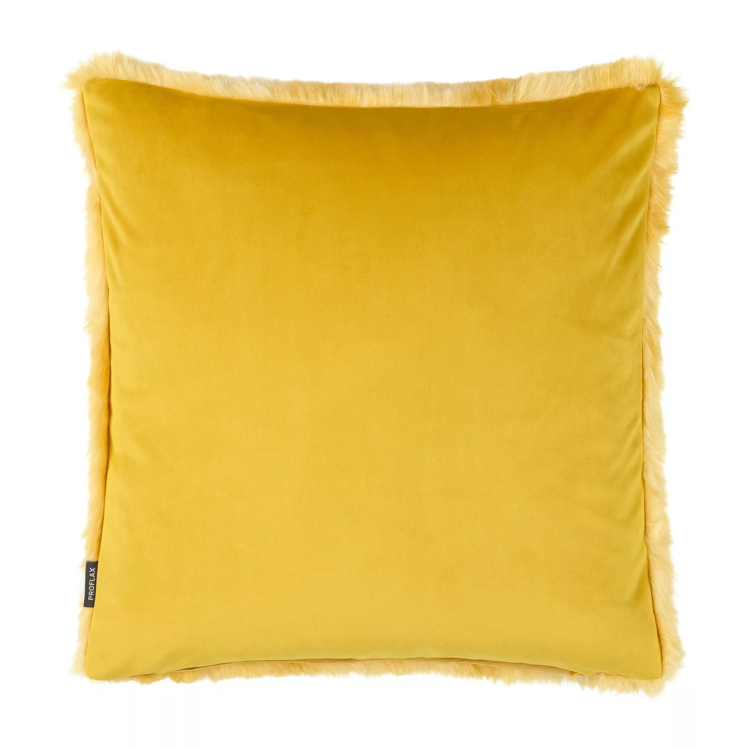 home24 Proflax Kissenbezug Felon Gelb 45x45 cm (BxH) Microfaser günstig online kaufen