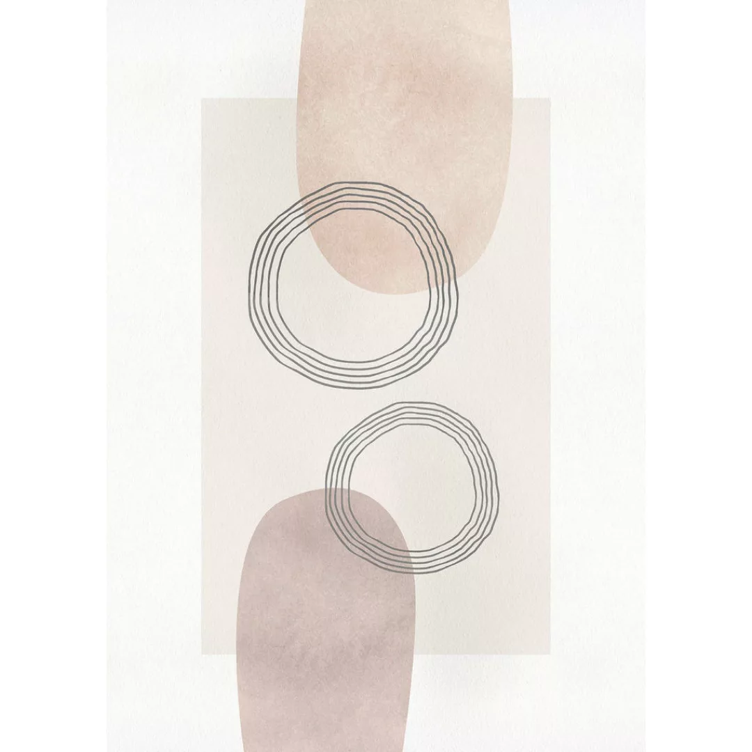 Komar Wandbild »Line Art Circles«, (1 St.), Deutsches Premium-Poster Fotopa günstig online kaufen