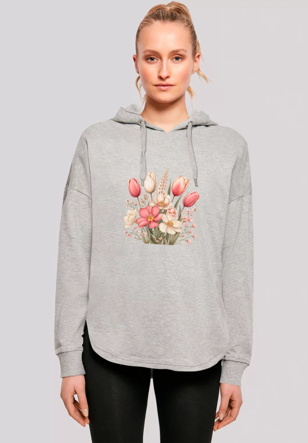 F4NT4STIC Kapuzenpullover "Rosa weißer Frühlingsblumenstrauß", Premium Qual günstig online kaufen