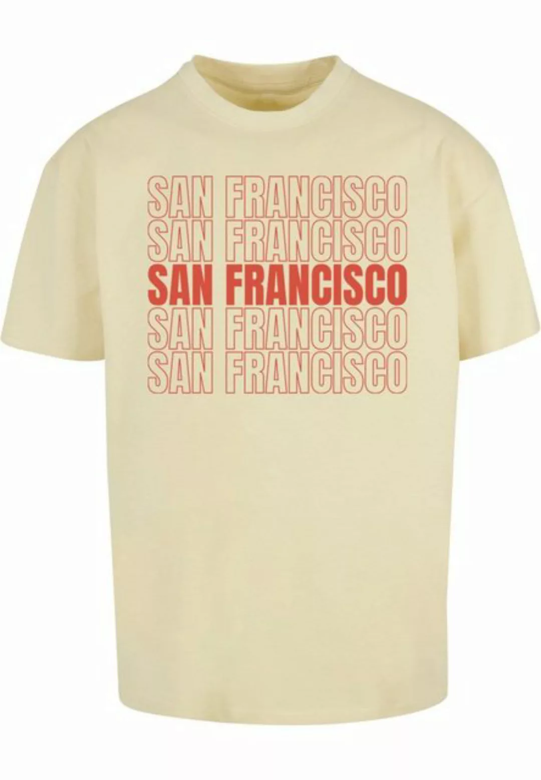 Merchcode T-Shirt Merchcode Herren San Francisco Heavy Oversize Tee-BY102 ( günstig online kaufen