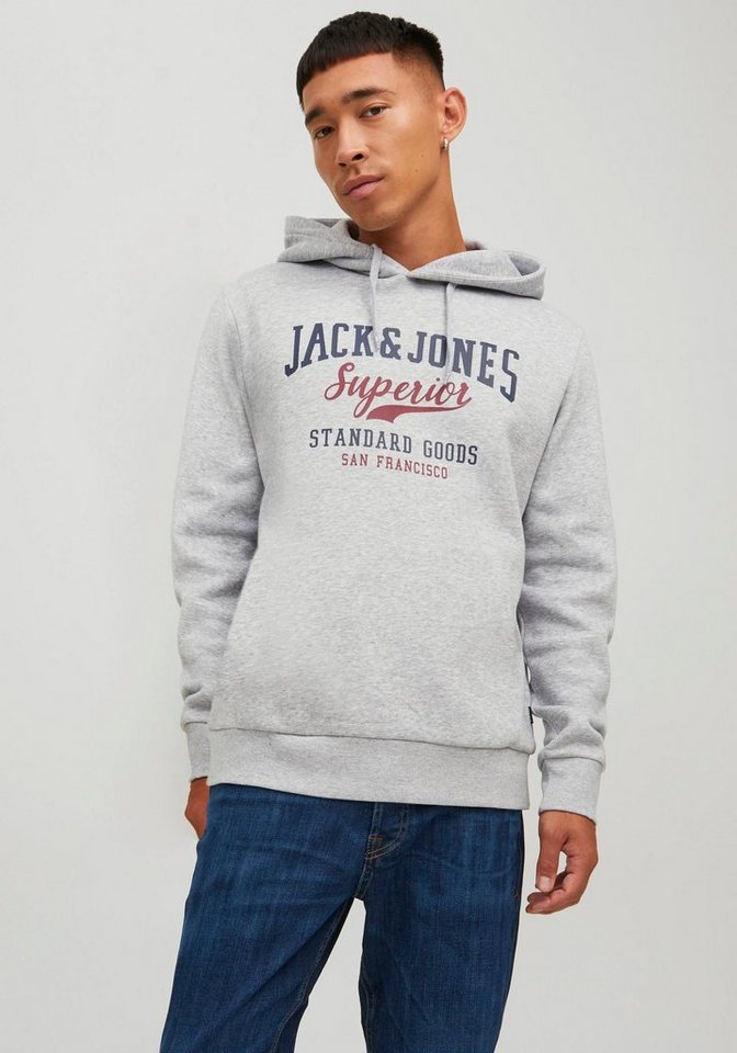 Jack & Jones Kapuzensweatshirt LOGO SWEAT HOOD günstig online kaufen