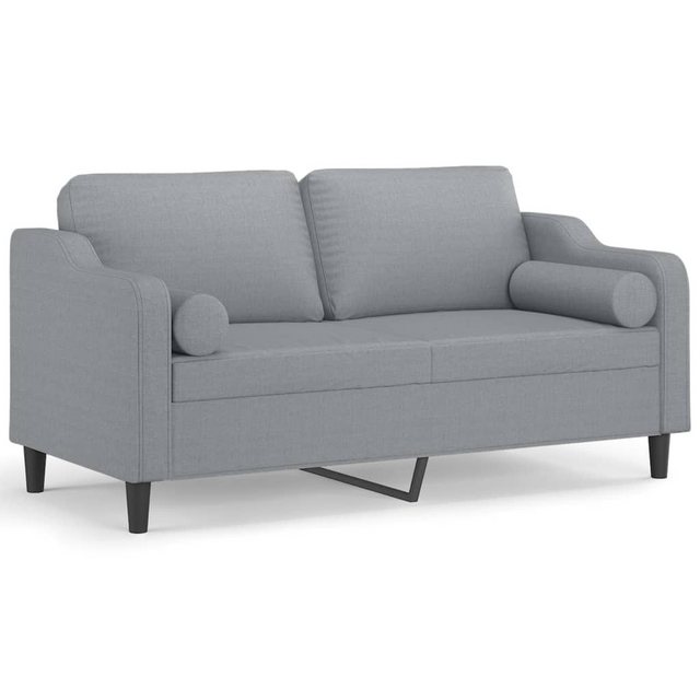 vidaXL Sofa Sofa mit Zierkissen Stoff, 140 cm, 2-Sitzer günstig online kaufen