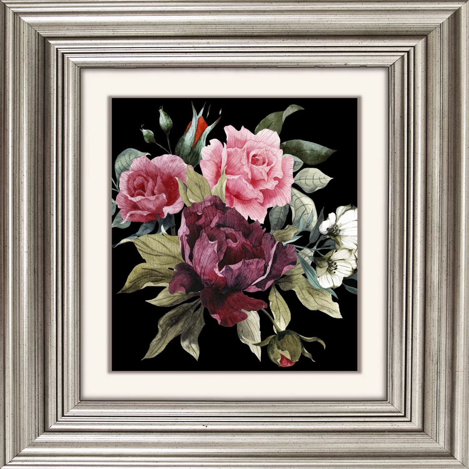 queence Acrylglasbild "Blumen", Blumen-Blumenbilder-Kunst-Pflanzen-Pflanzen günstig online kaufen