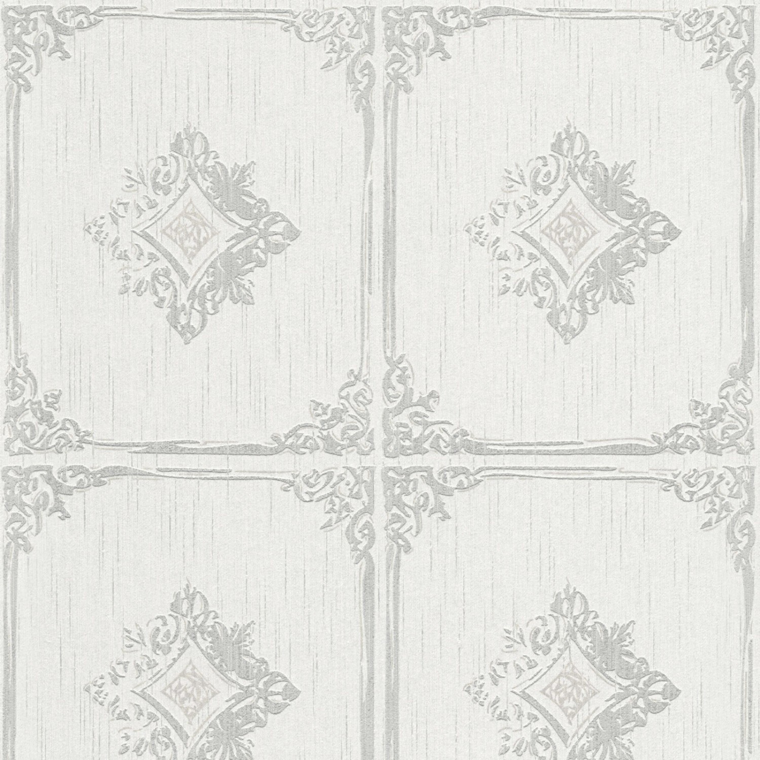 Bricoflor Vintage Tapete in Fliesenoptik Elegante Vlies Textiltapete mit Fl günstig online kaufen