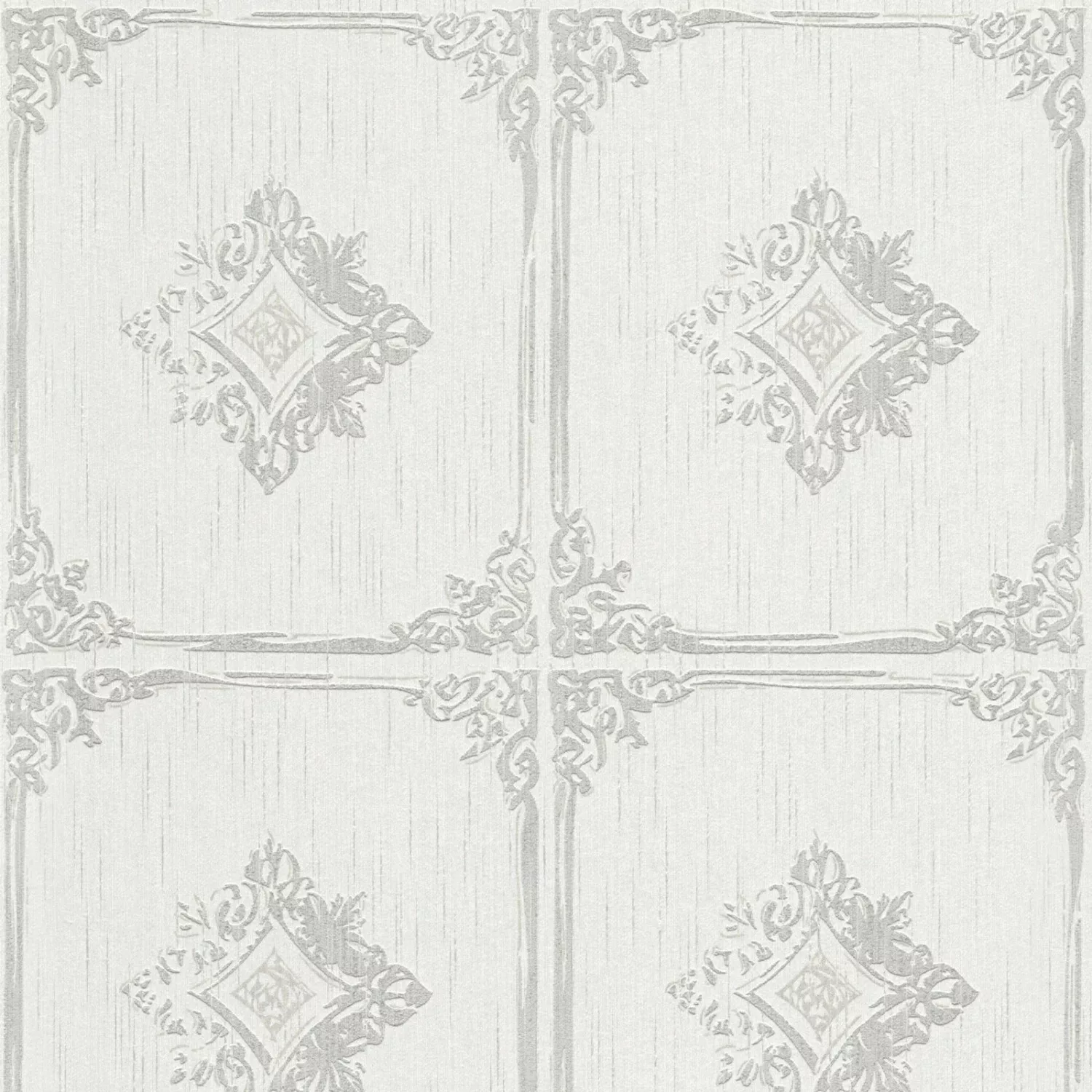 Bricoflor Vintage Tapete in Fliesenoptik Elegante Vlies Textiltapete mit Fl günstig online kaufen