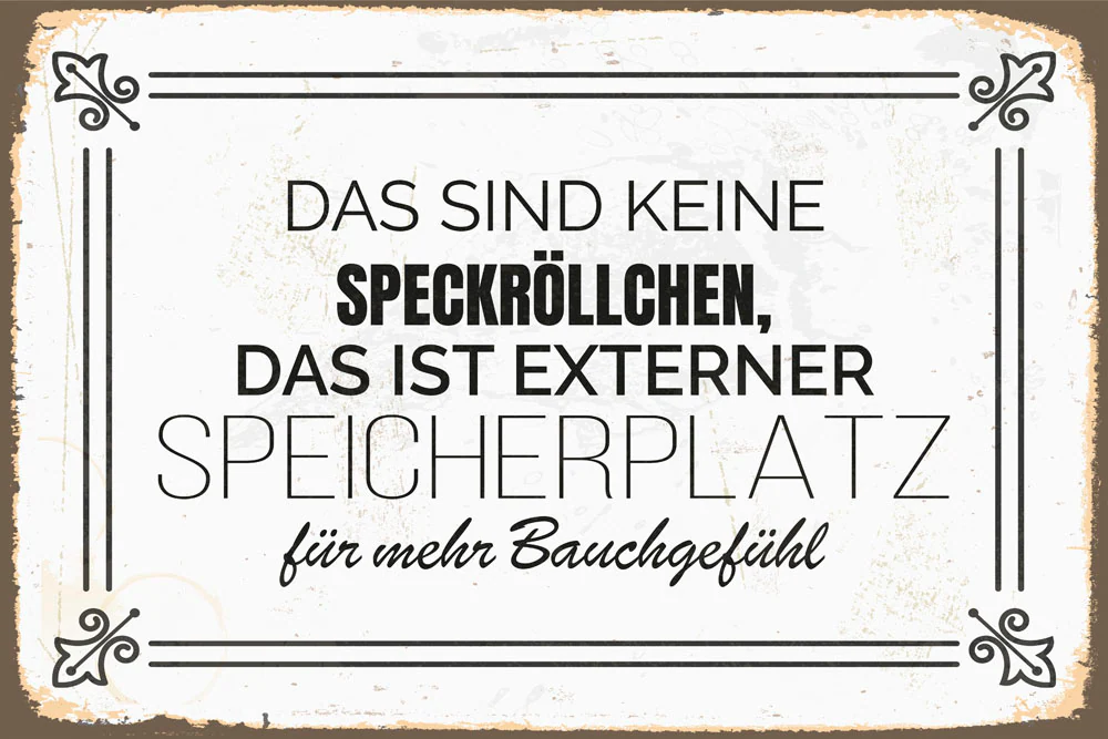 queence Metallbild "Externer Speicherplatz", Schriftzüge-Schriftzug, (1 St. günstig online kaufen