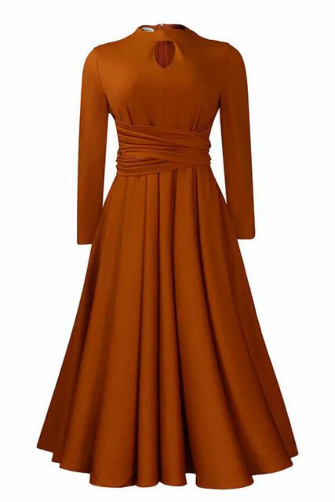 ZWY Dirndl Kleid Damen Taille Langes Kleid Lässiger bequemer Rock Eleganz u günstig online kaufen