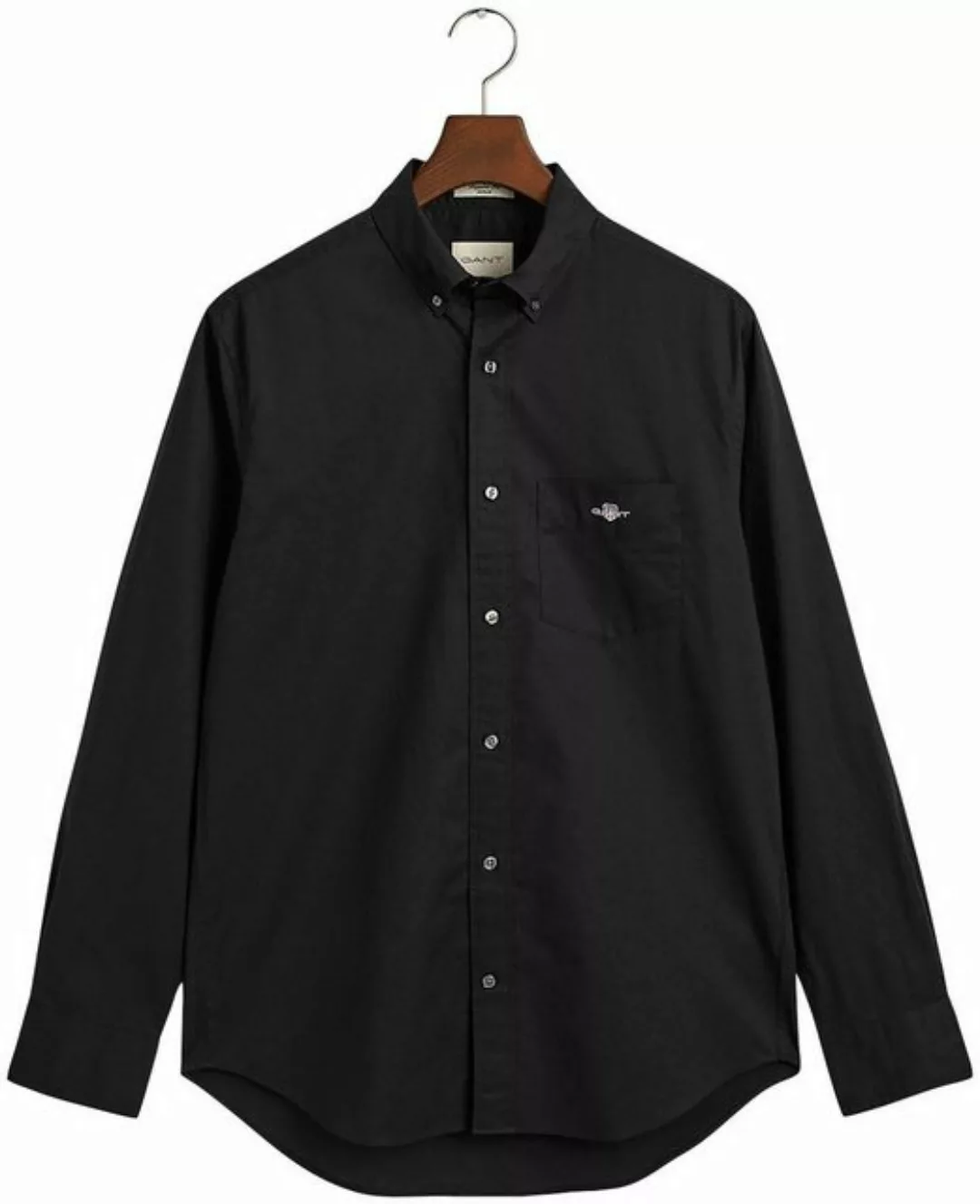 Gant Casual Hemd Poplin Navy - Größe M günstig online kaufen