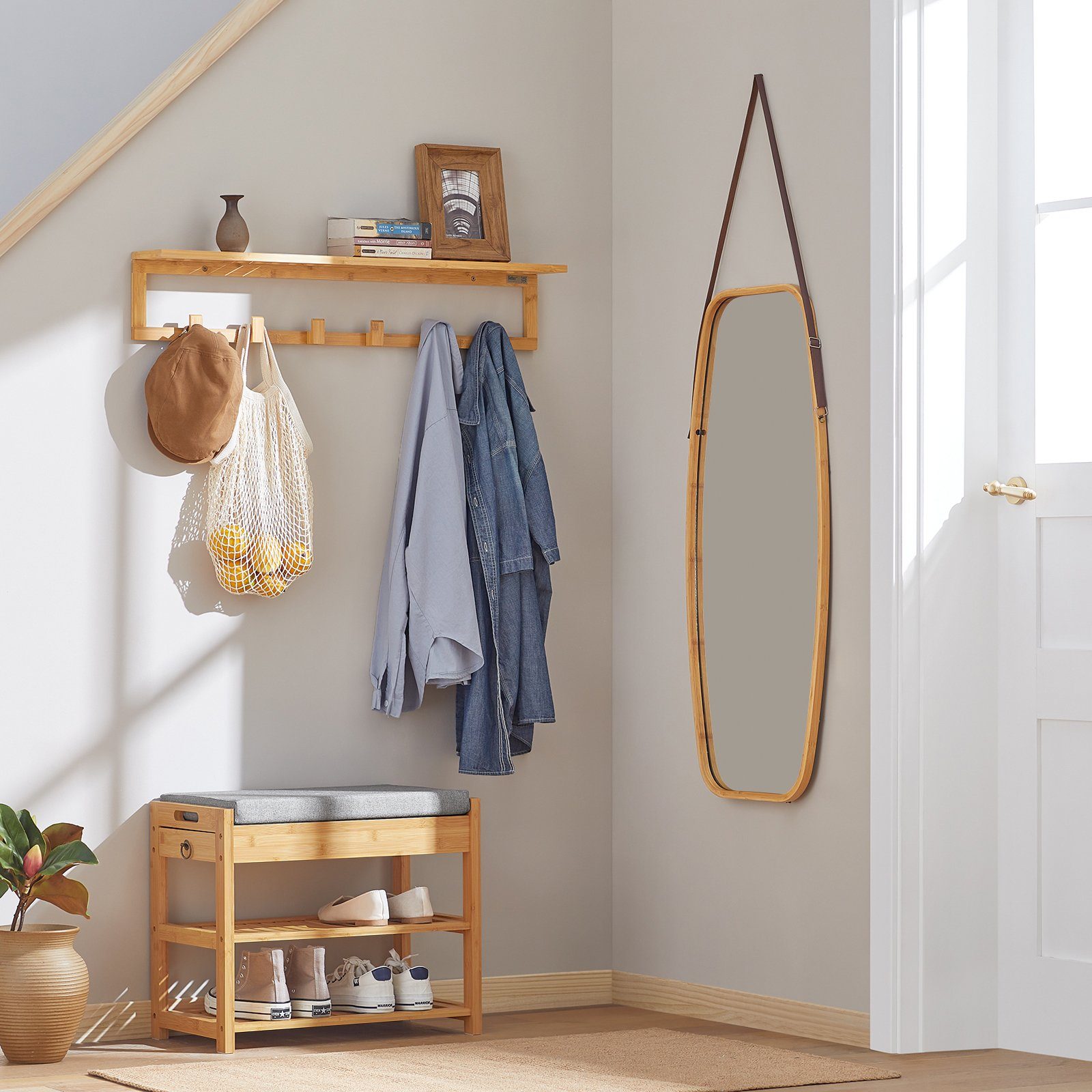 SoBuy Sitzbank FSR47, Schuhbank mit Sitzfläche günstig online kaufen