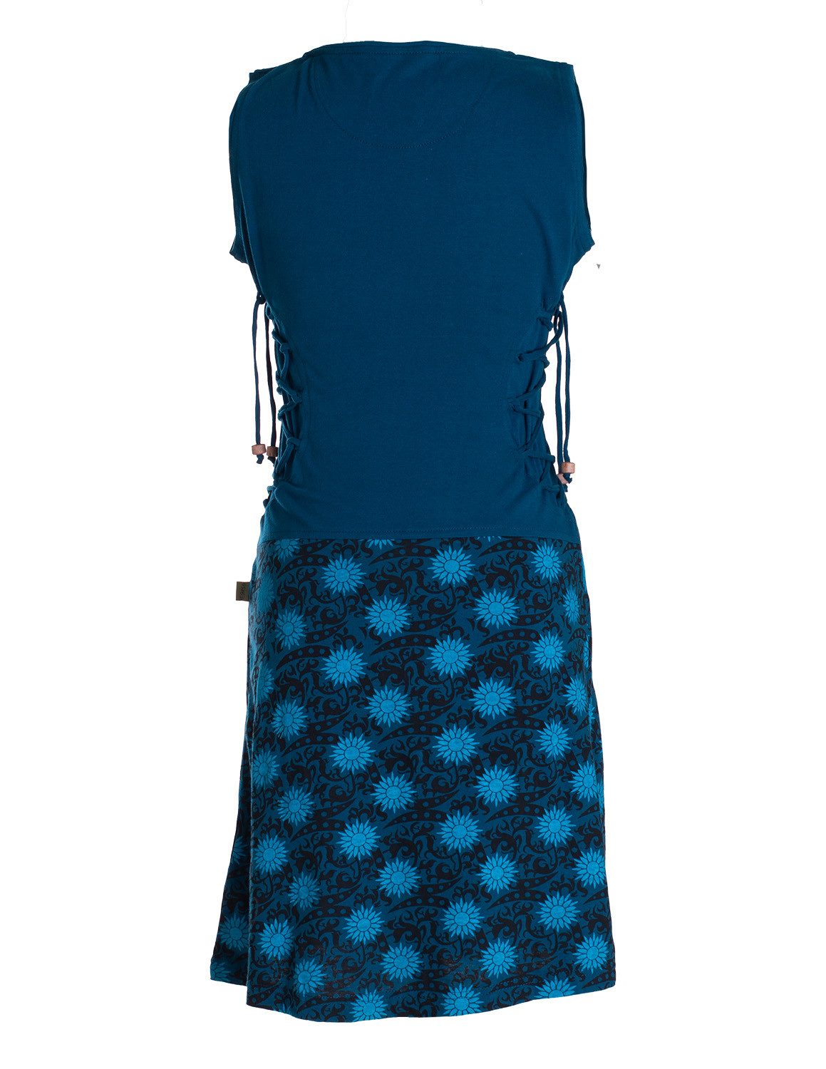 Vishes Minikleid Damen Sommerkleid armlos-es Blumen-Kleid günstig online kaufen