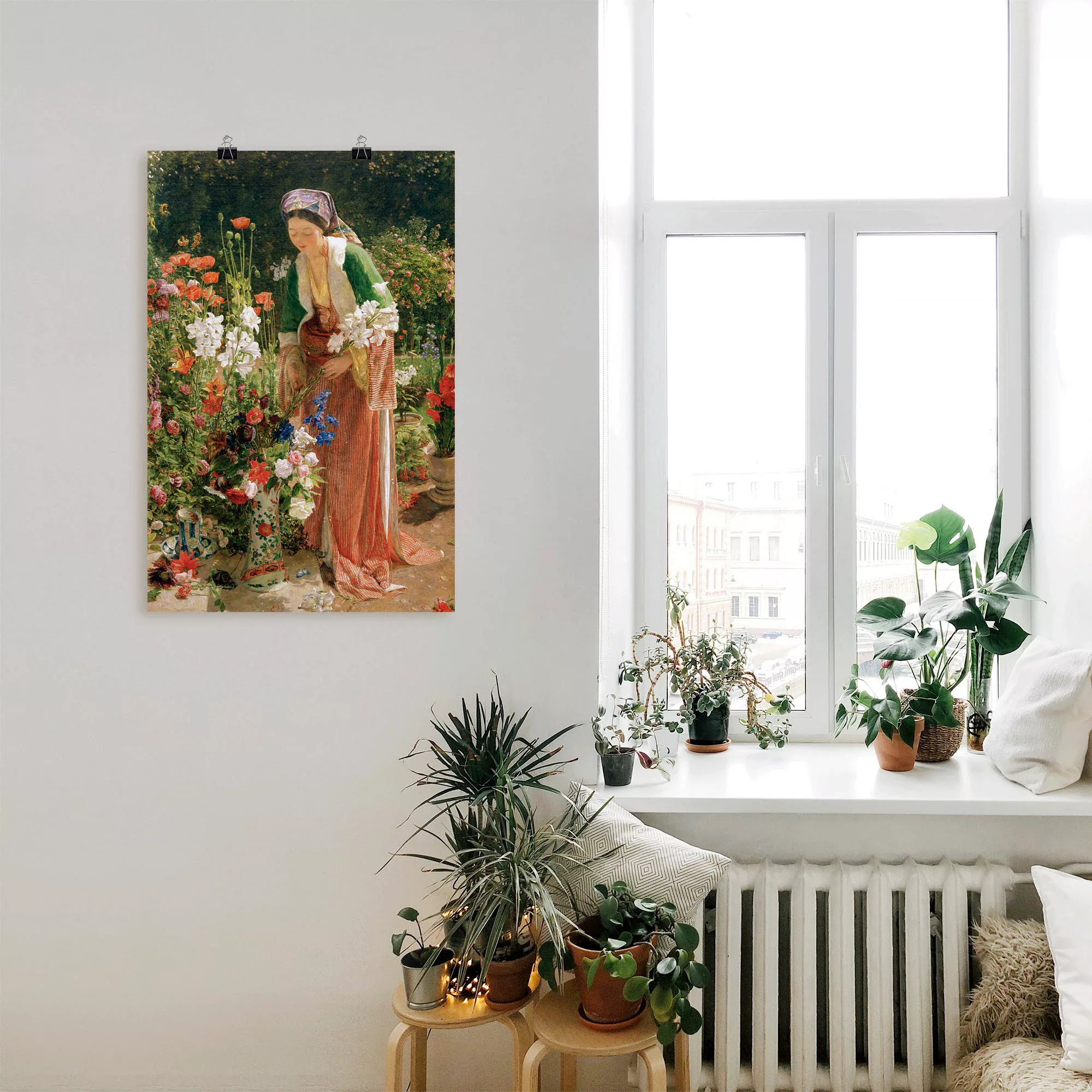 Artland Kunstdruck "Im Garten des Beis", Bilder von Frauen, (1 St.), als Al günstig online kaufen