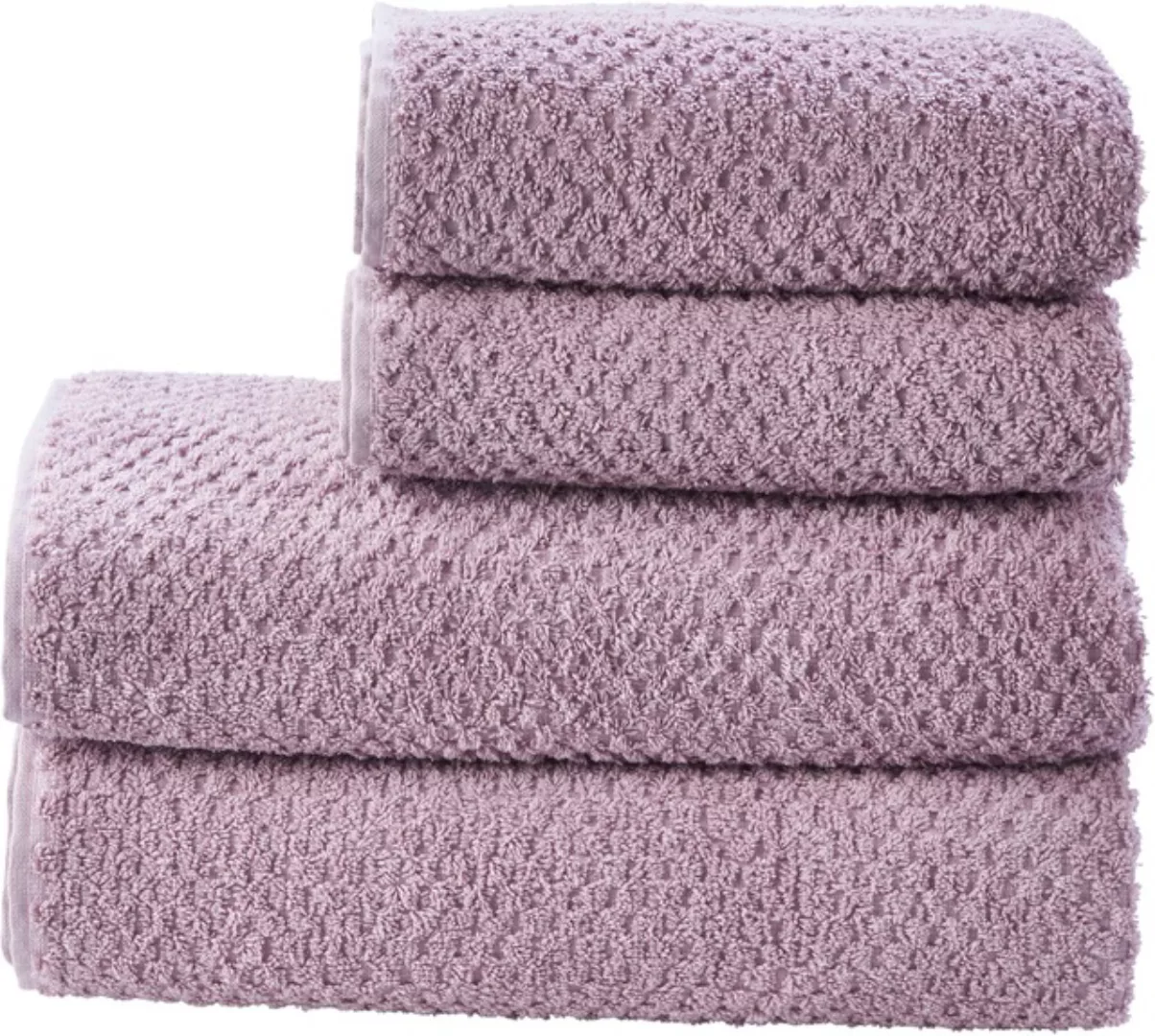 done.® Handtuch Set »Provence Honeycomb«, (Set, 4 St., 2 Handtücher (50x100 günstig online kaufen