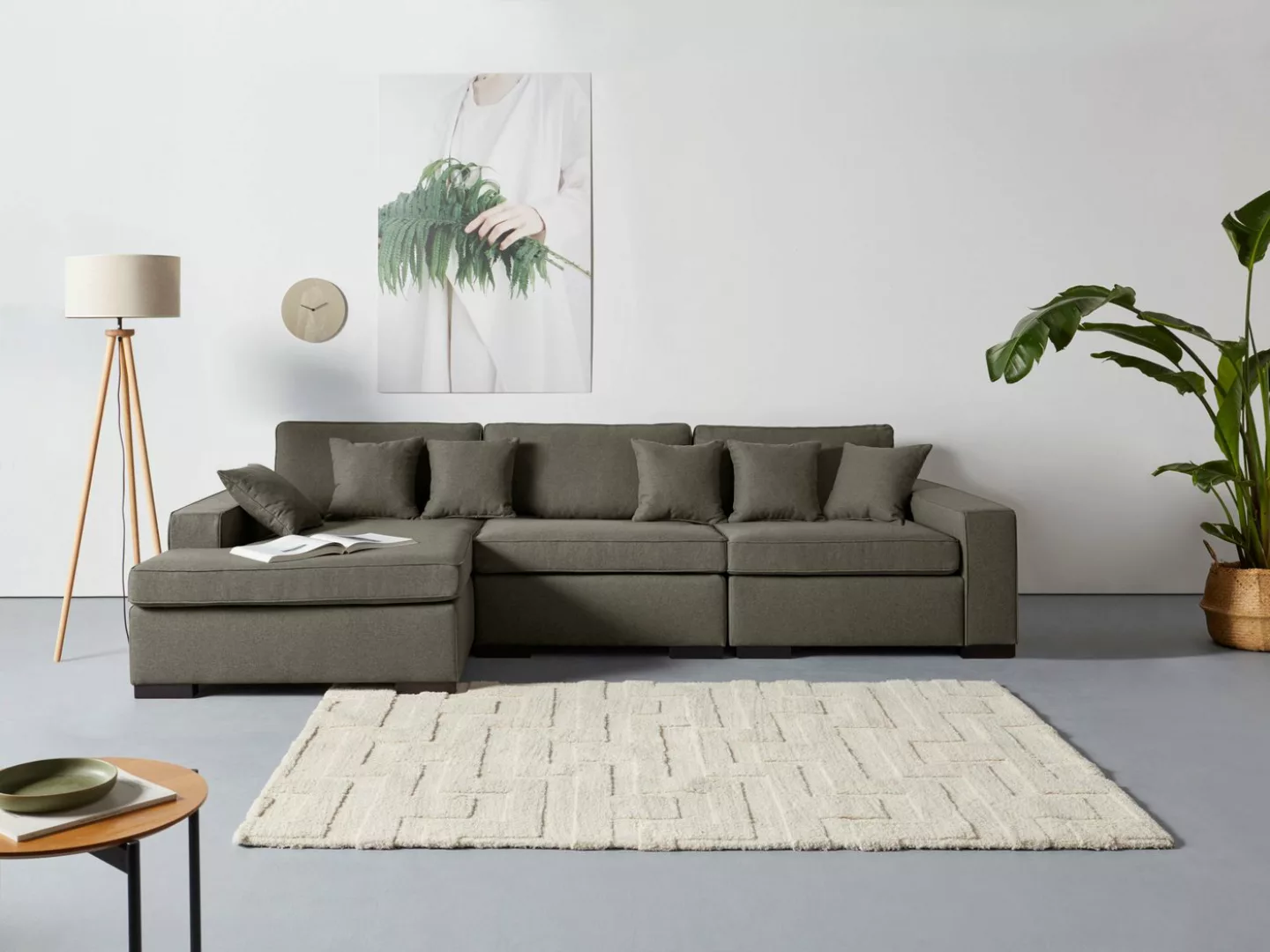 Guido Maria Kretschmer Home&Living Ottomane Skara L-Form, Lounge-Sofa mit F günstig online kaufen