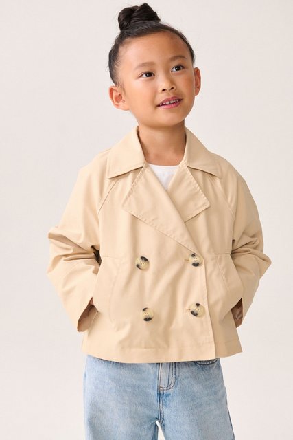 Next Trenchcoat Verkürzter Canvas-Trenchcoat (1-tlg) günstig online kaufen