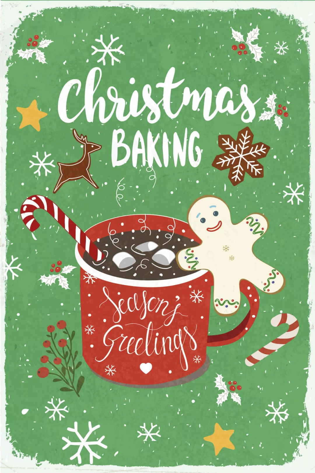 queence Metallbild "Christmas Baking", (1 St.) günstig online kaufen