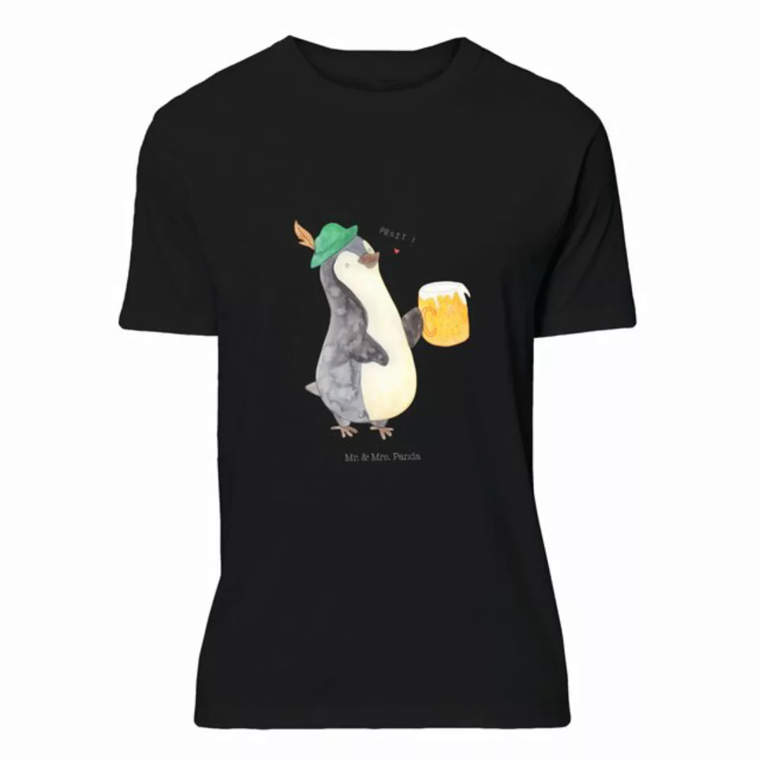 Mr. & Mrs. Panda T-Shirt Pinguin Bier - Schwarz - Geschenk, Tshirt, Pinguin günstig online kaufen