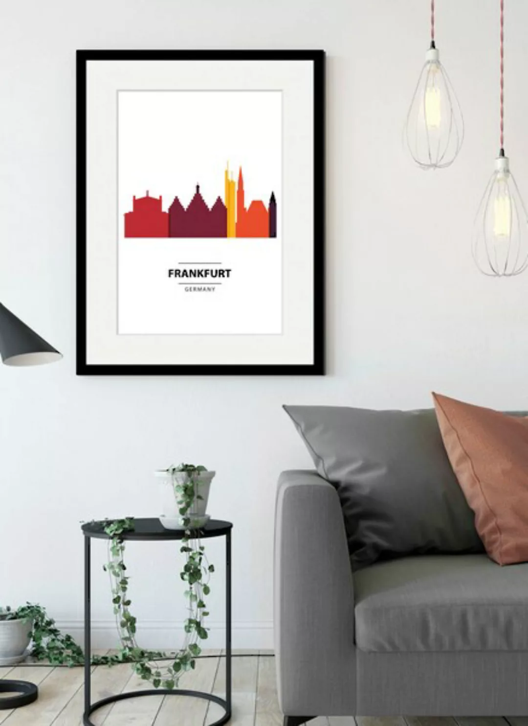 queence Bild "Frankfurt Color Splash", Städte, (1 St.) günstig online kaufen