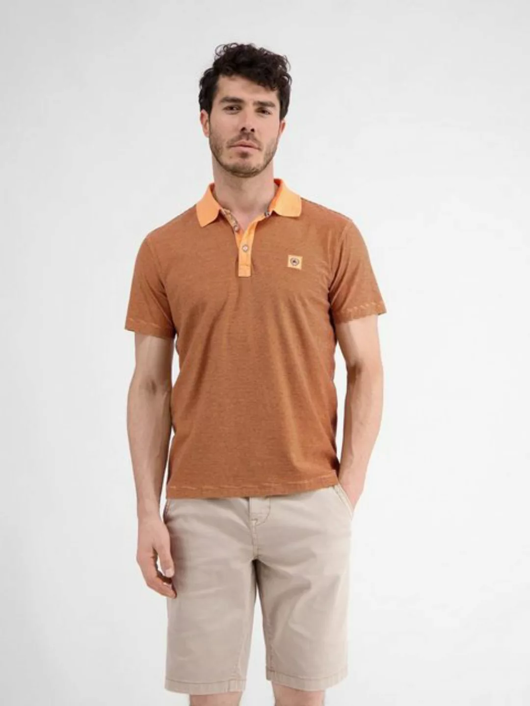 LERROS Poloshirt "LERROS Poloshirt mit lässigem Brustprint" günstig online kaufen