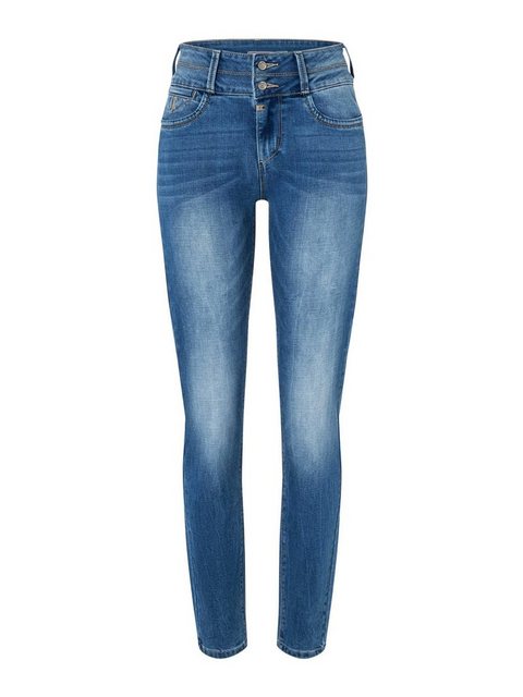 TIMEZONE Damen Jeans Slim EnyaTZ Womenshape - Slim Fit - Blau - Smurf Blue günstig online kaufen