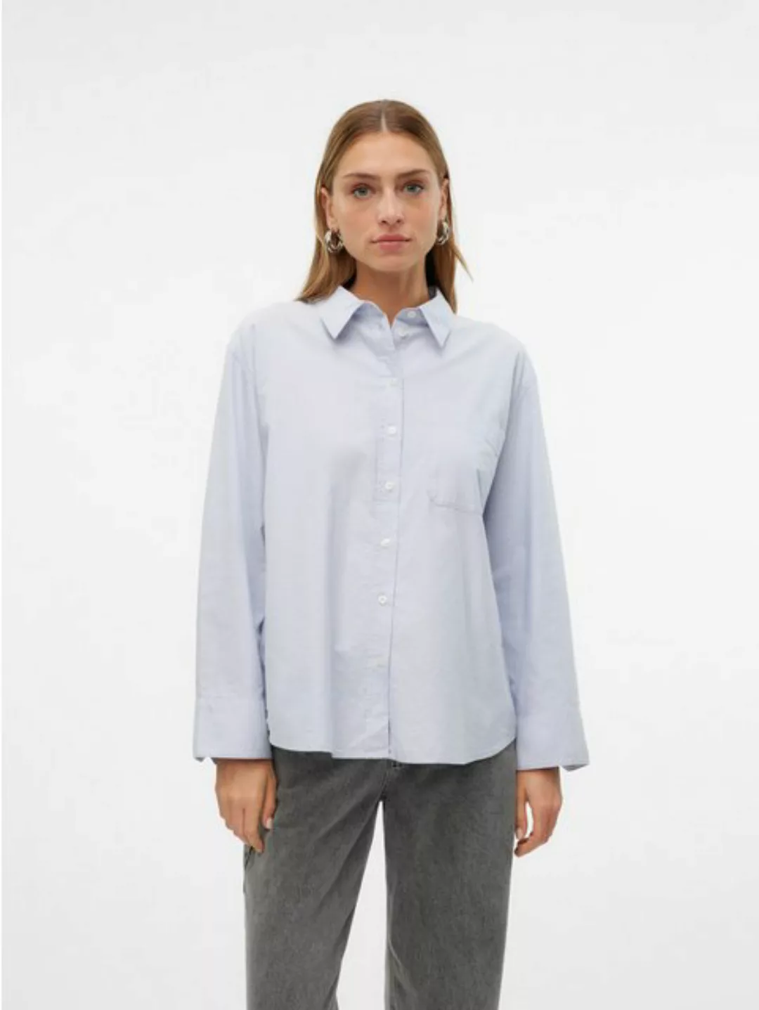 Vero Moda Langarmbluse VMIDA OXFORD SHIRT WVN GA NOOS günstig online kaufen