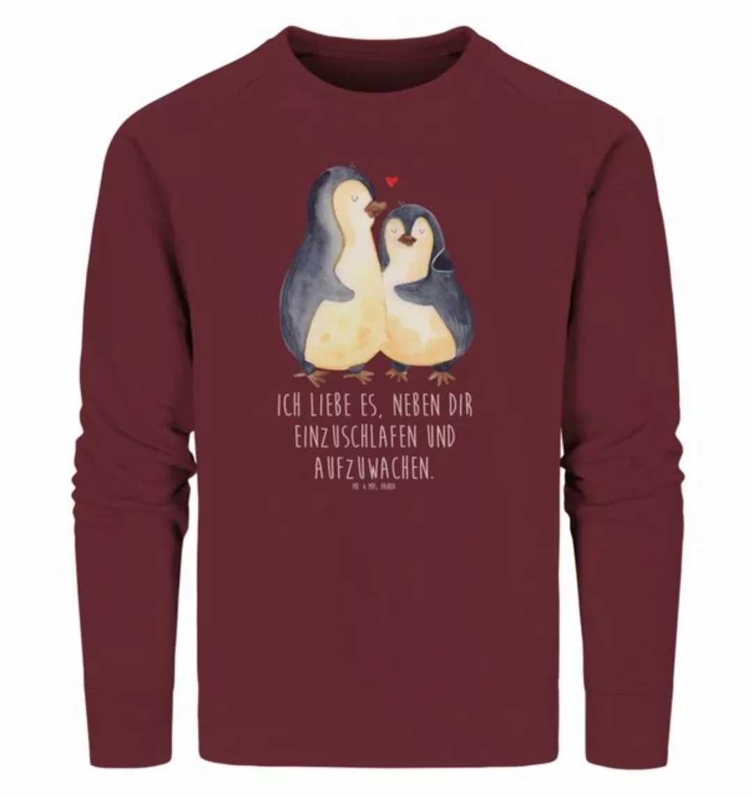 Mr. & Mrs. Panda Longpullover Größe XL Pinguine Einschlafen - Burgundy - Ge günstig online kaufen