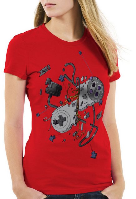 style3 T-Shirt 16-Bit Gamer snes nes kart super nintendo mario retro classi günstig online kaufen