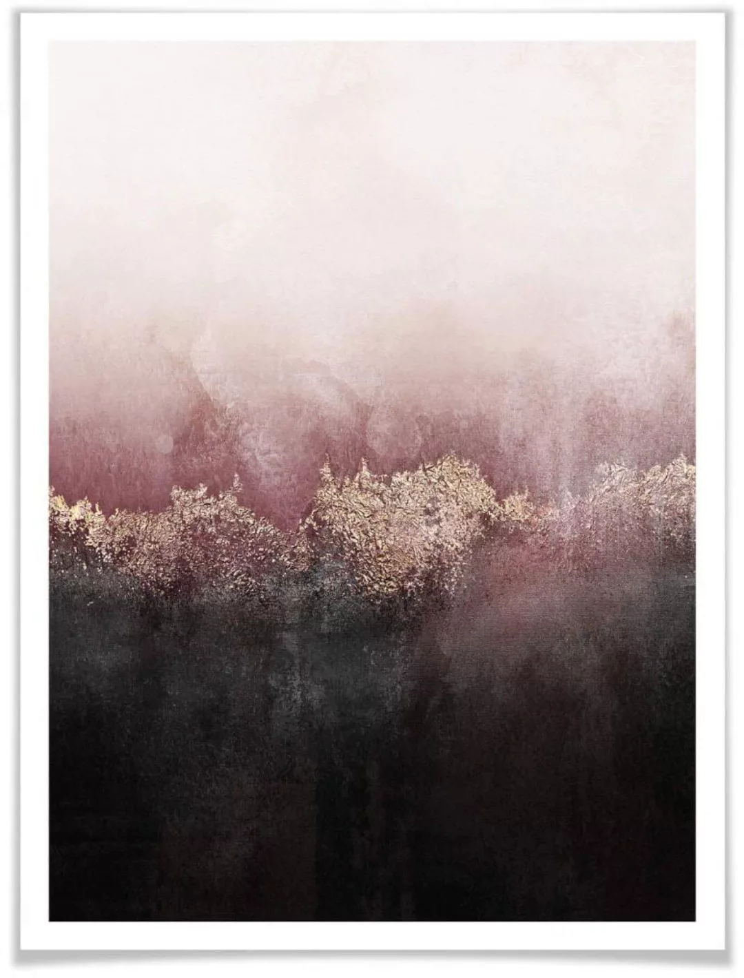 Wall-Art Poster "Rosa Himmel", Himmel, (1 St.), Poster ohne Bilderrahmen günstig online kaufen