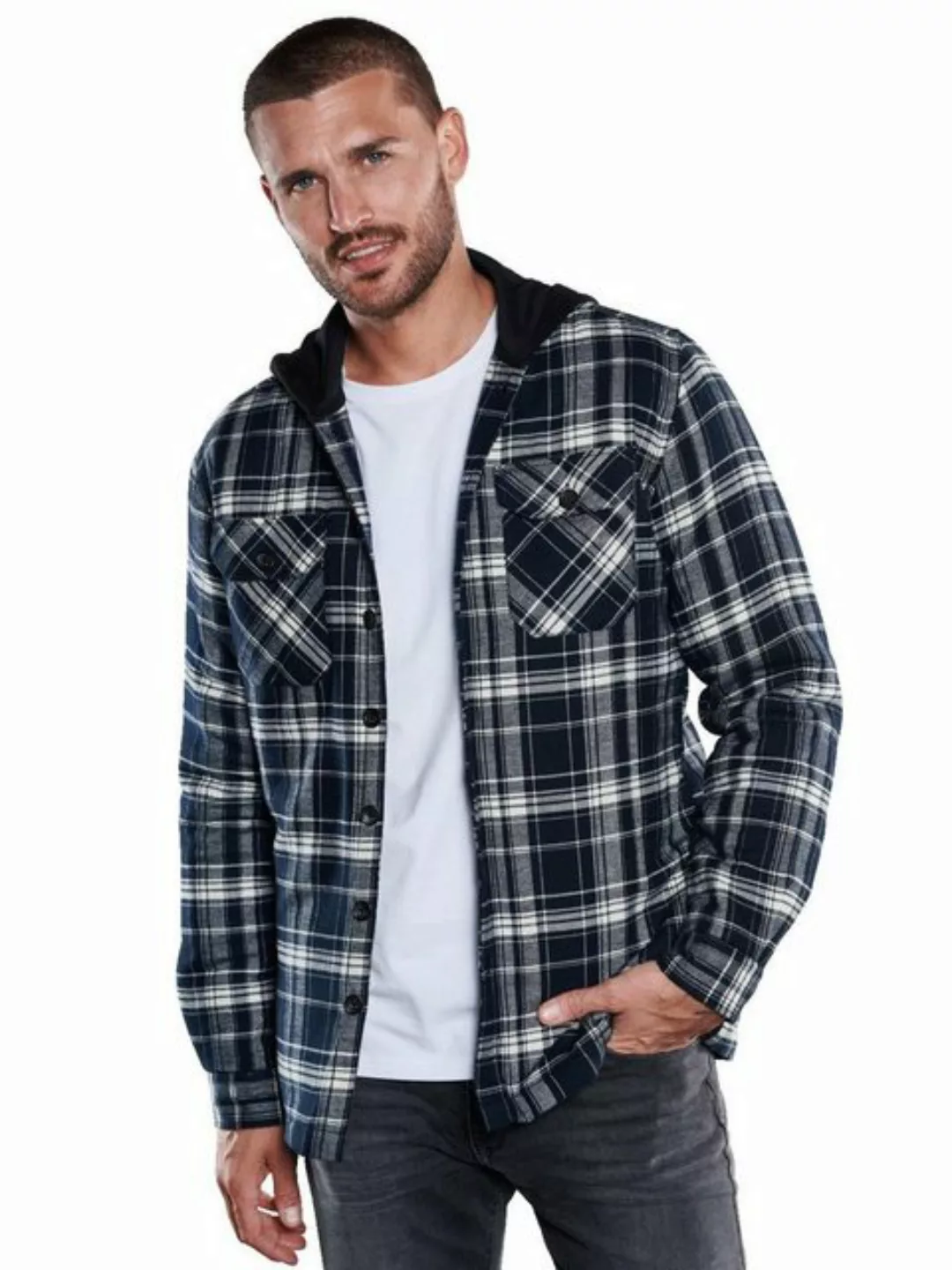 emilio adani Langarmhemd Langarm-Hemd im Overshirt-Look günstig online kaufen