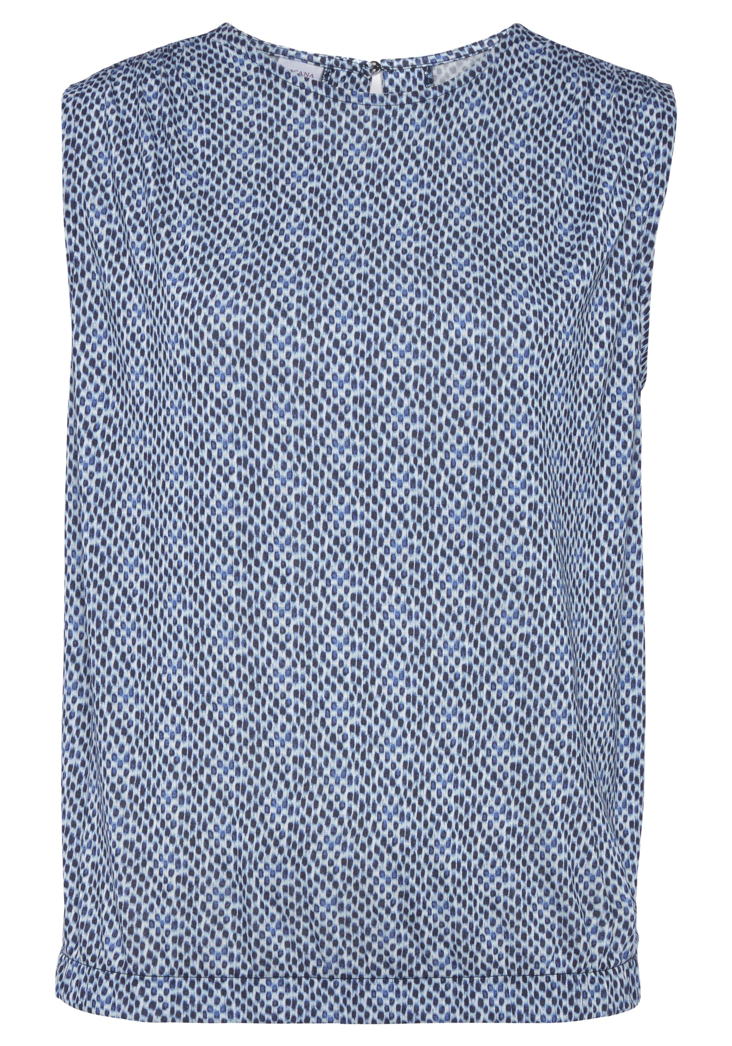 LASCANA Shirttop mit Alloverdruck, lockere Passform, günstig online kaufen