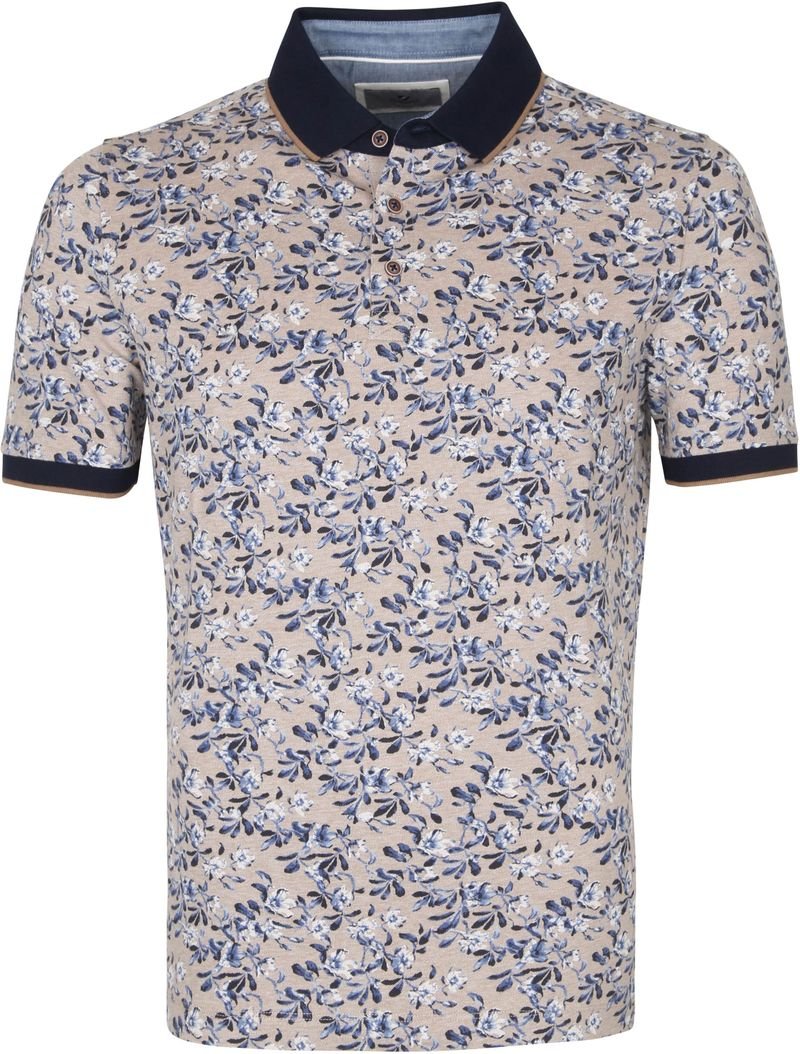 Suitable Prestige Polo Shirt Flower Beige - Größe M günstig online kaufen