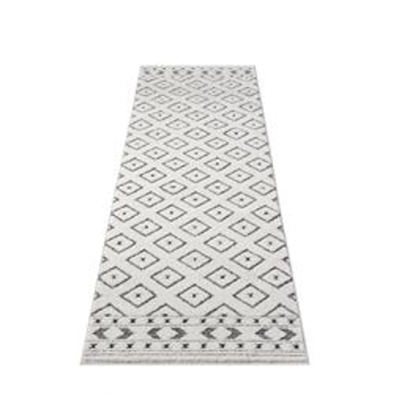 payé Teppich Ello 9999 Boho Flachflor 80x150 cm Grau günstig online kaufen