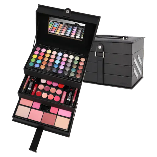 ZMILE COSMETICS Kosmetik-Koffer »Beauty Case' black«, (82 tlg.), mit vegane günstig online kaufen