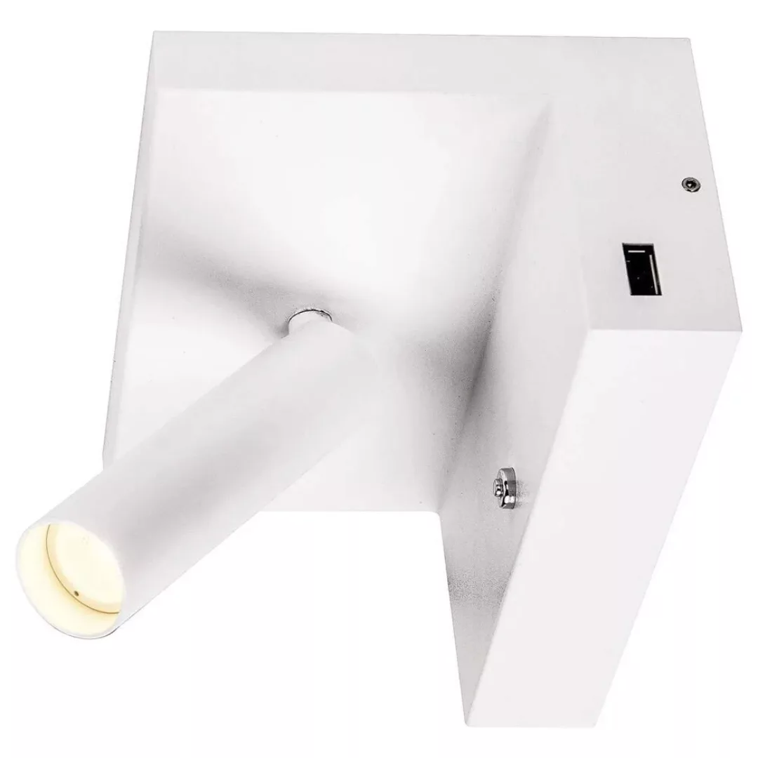 LED Wandleuchte Karpo Bedside in Weiß 6,6W 390lm günstig online kaufen