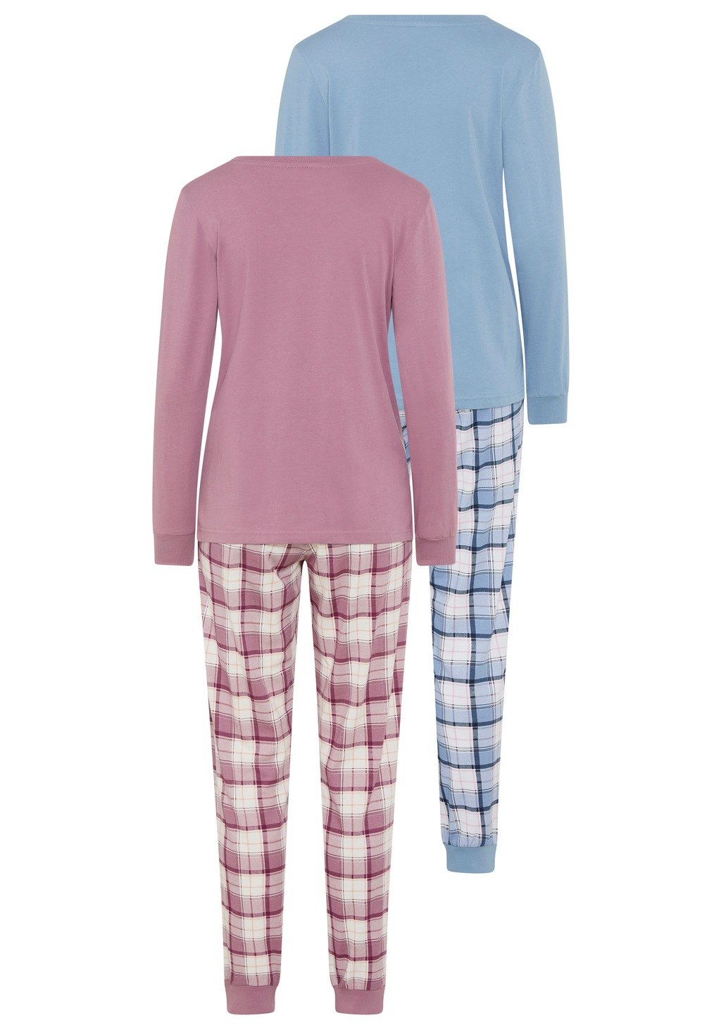 Vivance Dreams Pyjama, (Set, 2 Stück), Elastische Rippbündchen günstig online kaufen