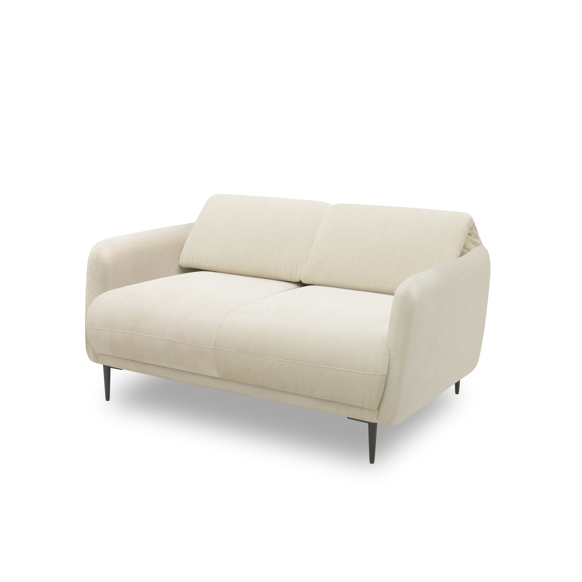Sofa 200 023, 2 Sitzer, verstellbare Rückenlehne, Holz-Füße, Couch, 148 x 9 günstig online kaufen