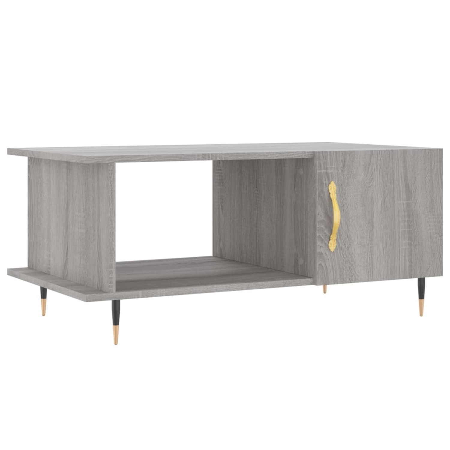 vidaXL Couchtisch Grau Sonoma 90x50x40 cm Holzwerkstoff Modell 15 günstig online kaufen