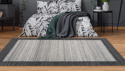 calo-deluxe Teppich »Roxy 450«, rechteckig, 6 mm Höhe, Flachgewebe, Wohnzim günstig online kaufen