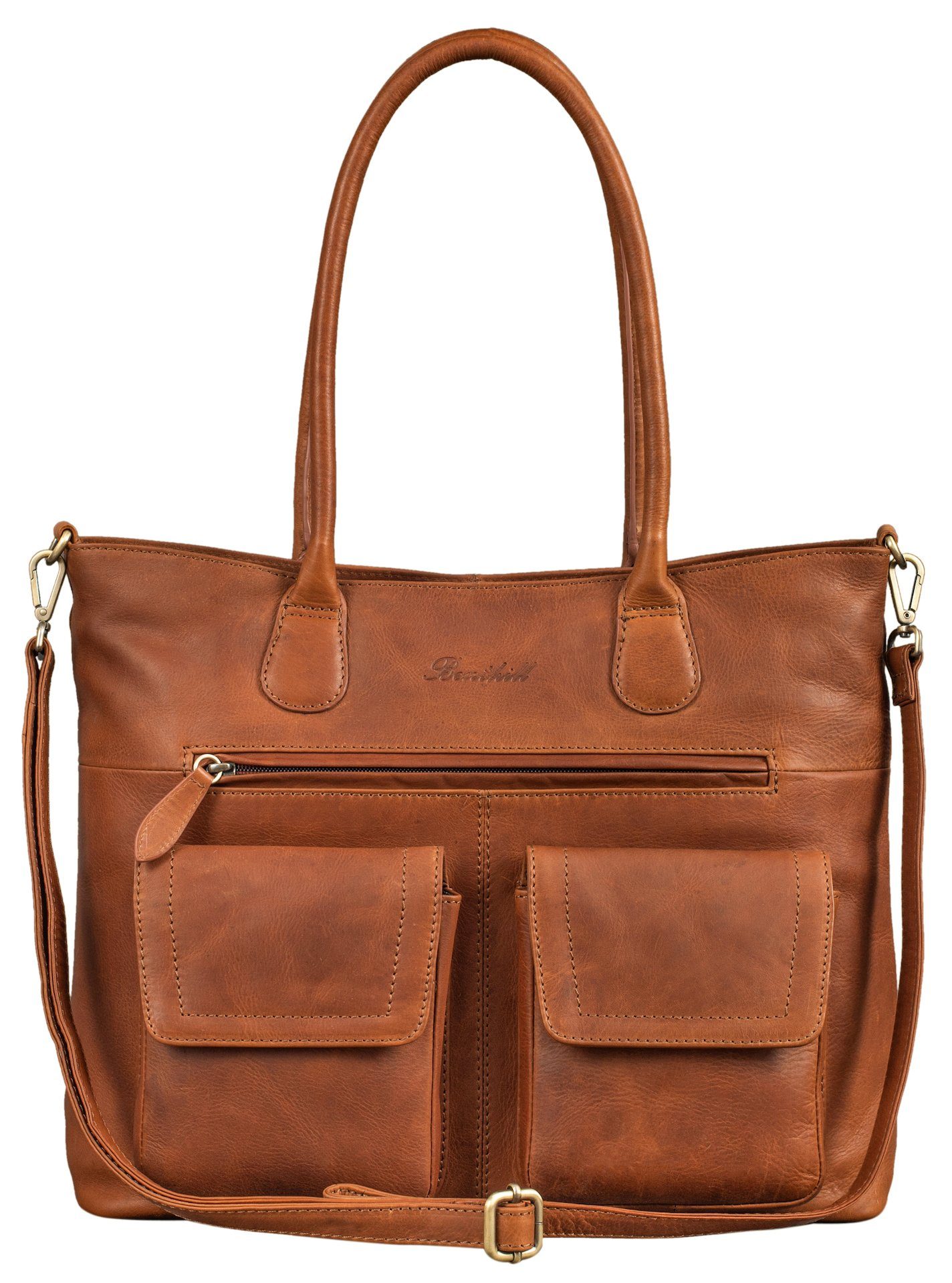 Benthill Handtasche Damen Echt Leder Vintage günstig online kaufen