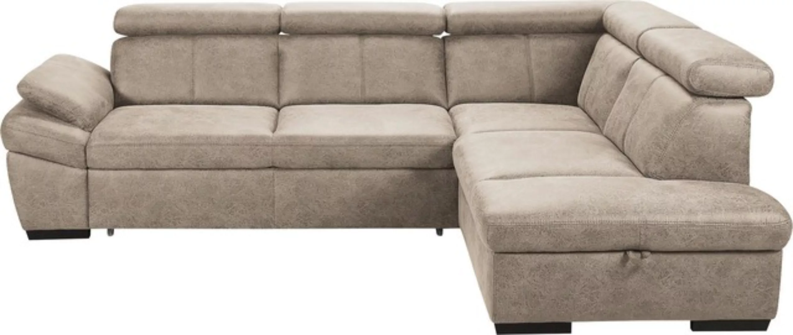 exxpo - sofa fashion Ecksofa Salerno, klassisch modernes Funktionssofa, hoh günstig online kaufen