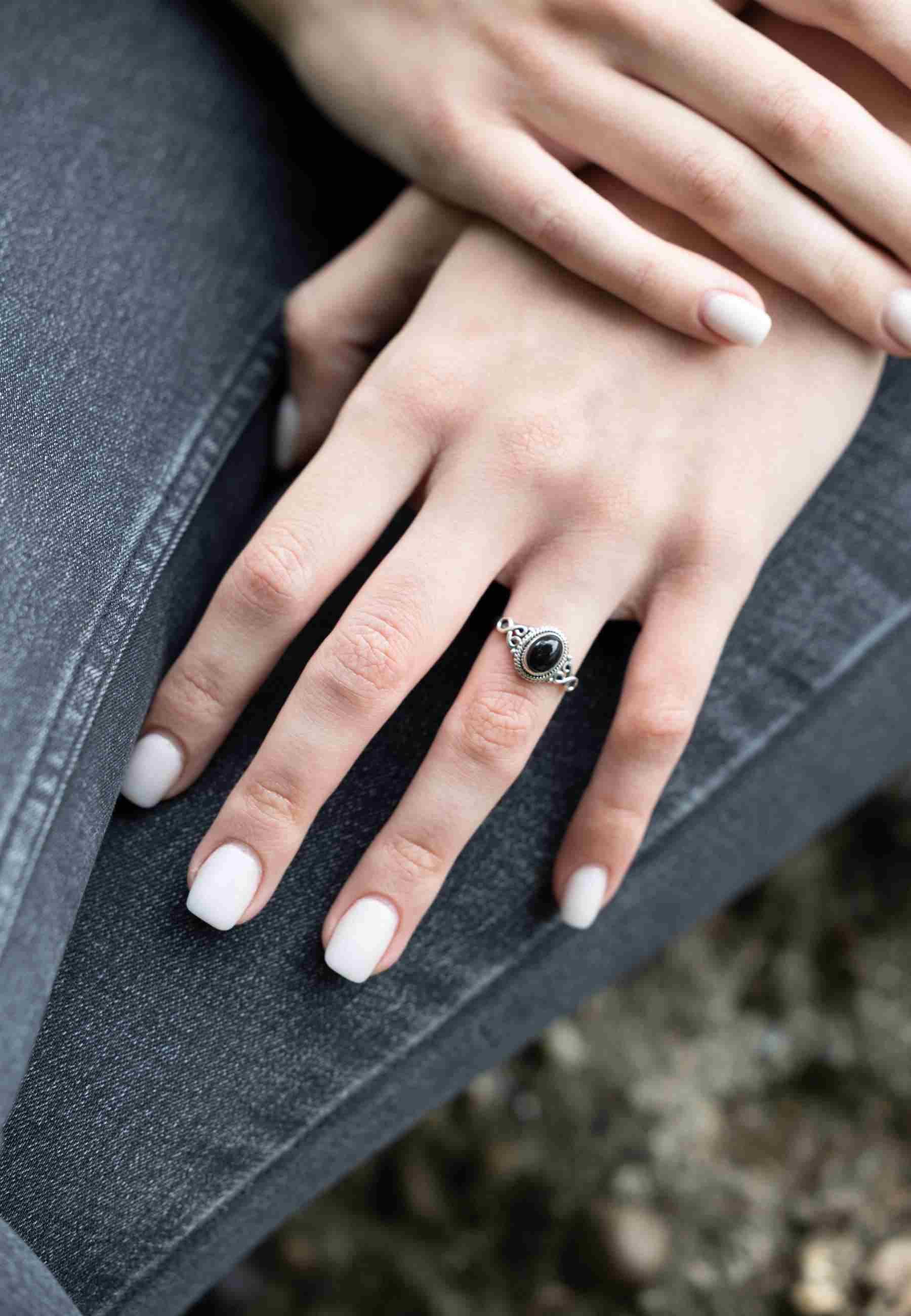 mantraroma Silberring BAGHIMI oval aus 925 günstig online kaufen