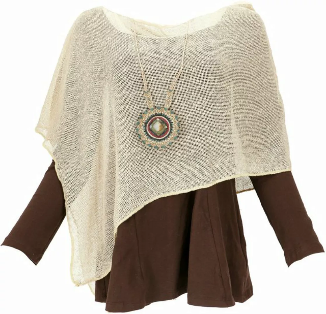 Guru-Shop Langjacke Goa Poncho, Sommerponcho, Festival Poncho, Pixi.. günstig online kaufen