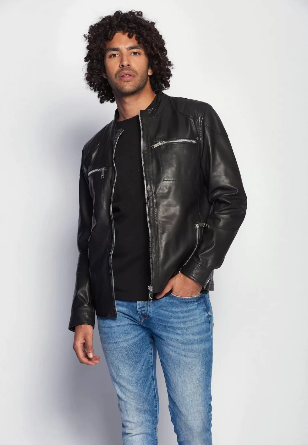 Maze Lederjacke "Flint" günstig online kaufen