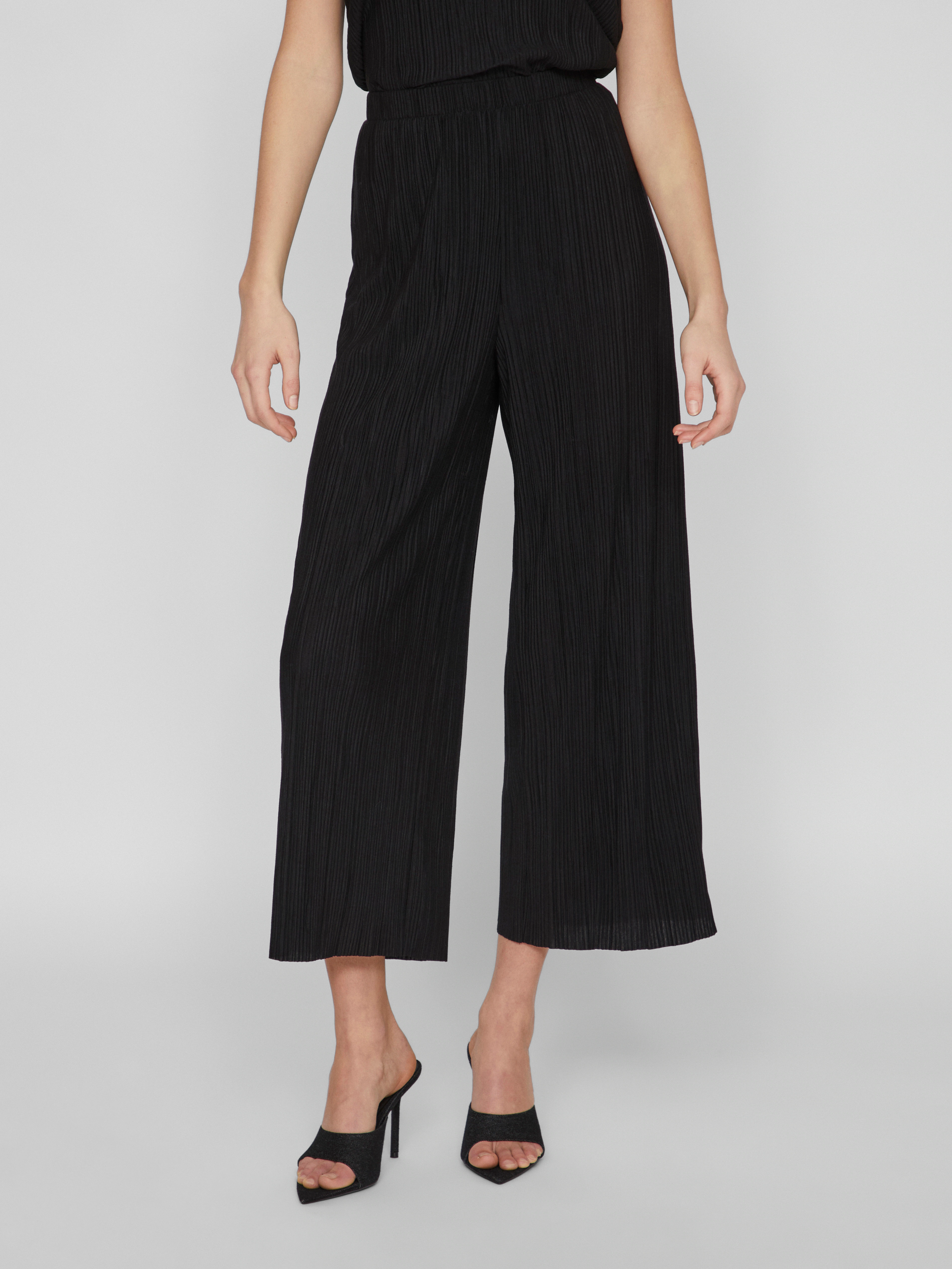 Vila Schlupfhose "VIPLISA HW CULOTTE PANTS - NOOS", Sommerhose, plissierte günstig online kaufen