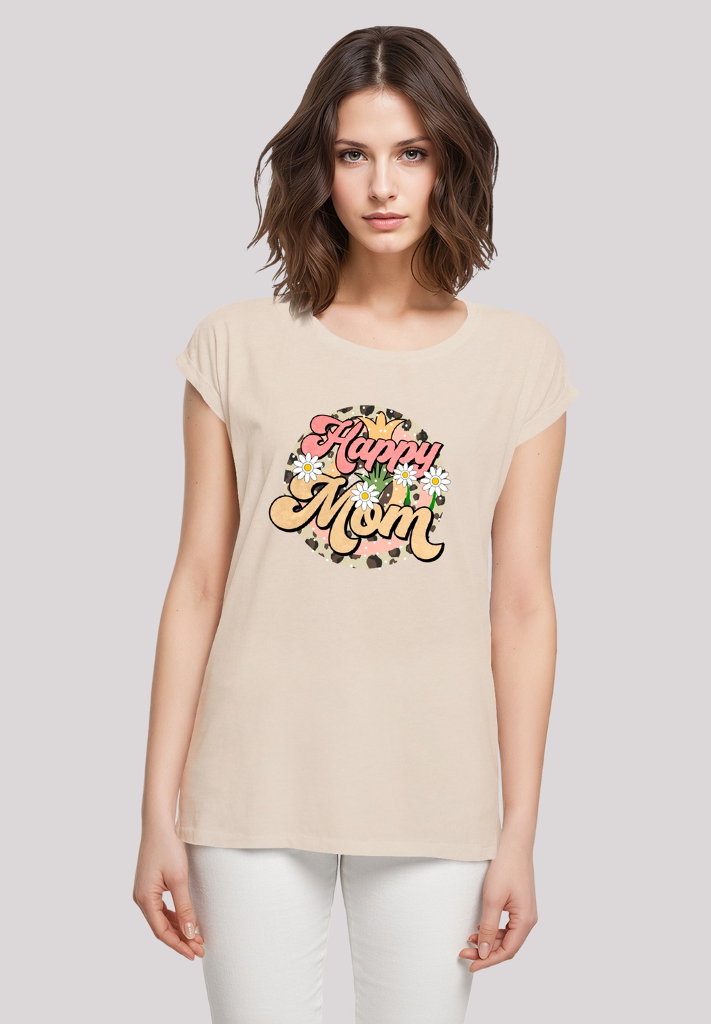 F4NT4STIC T-Shirt "Mothers Day Floral Design Happy Mom", Premium Qualität günstig online kaufen