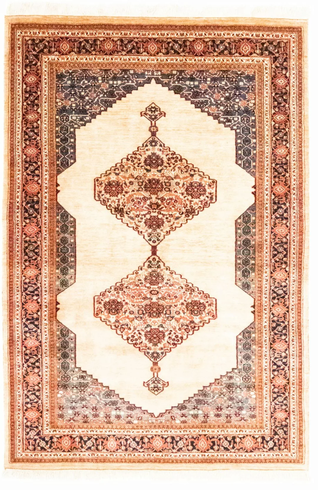 morgenland Wollteppich »Ghashghai Teppich handgeknüpft beige«, rechteckig günstig online kaufen